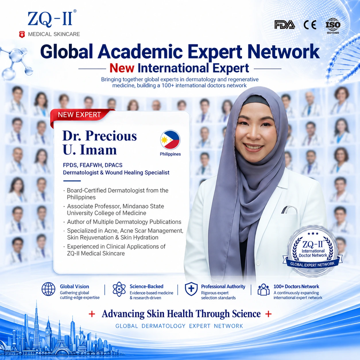 ZQ-II dà ufficialmente il benvenuto al Dr. Precious U. Imam nella rete di esperti accademici globali ZQ-II