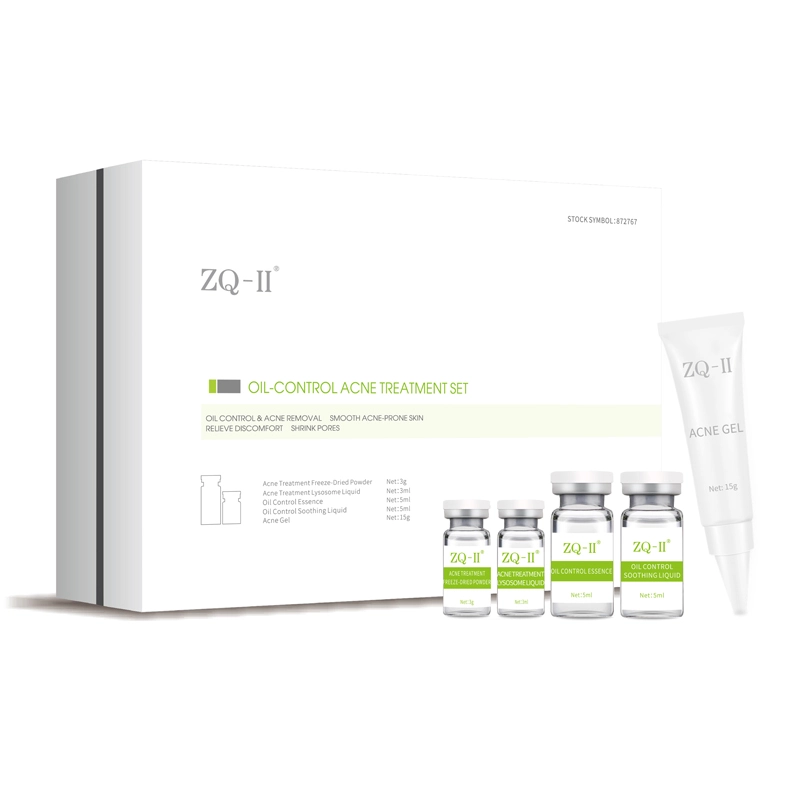 Set per il trattamento dell'acne con controllo dell'olio