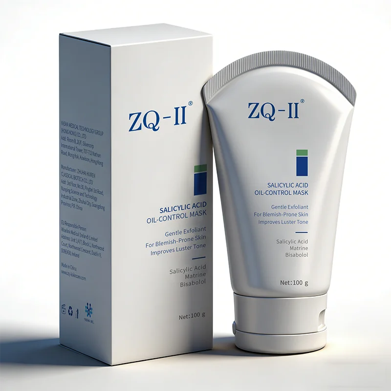Maschera per il controllo dell'olio all'acido salicilico